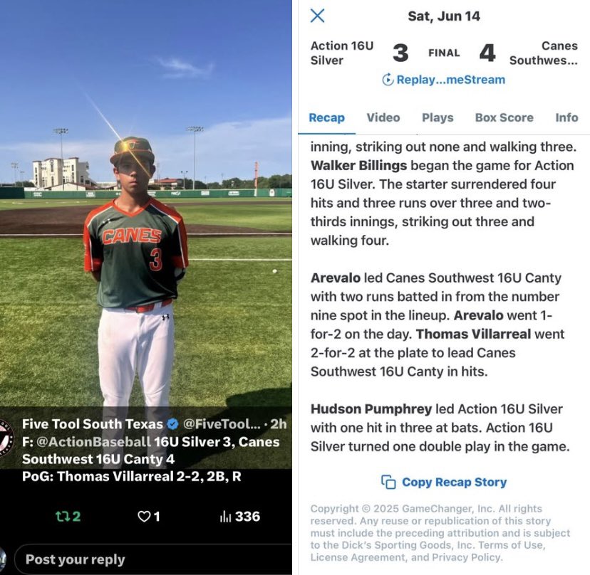 Player of the game <a href="/TxStateBobcats/">Texas State Bobcats</a> stadium‼️5/14/25