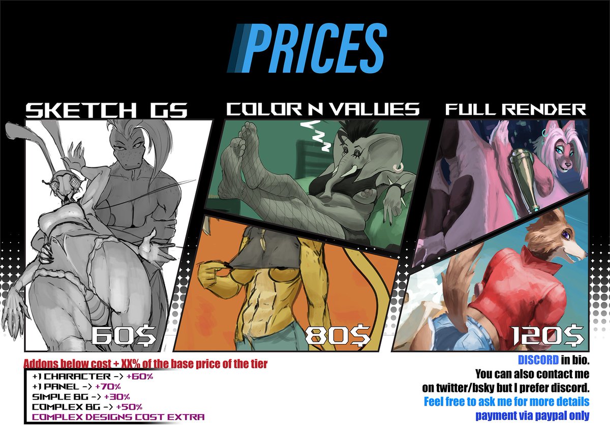 COMMISSIONS ARE OPEN
5 SLOTS