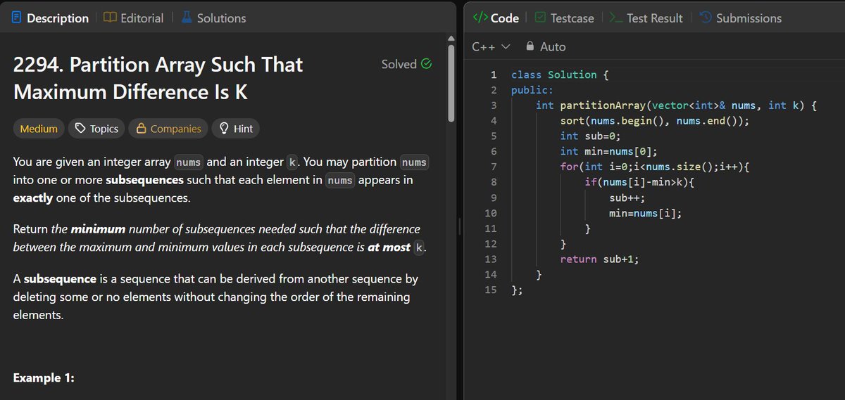 epiphany1113520's tweet image. Day 122 of #200DaysofCode
- LeetCode POTD
- Palindrome partitioning
1d dp
- Frog Jump 
- Frog jump with k distance
- House Robber
2D dp
- Ninja training
- Falling path sum
- min path sum in triangular grid