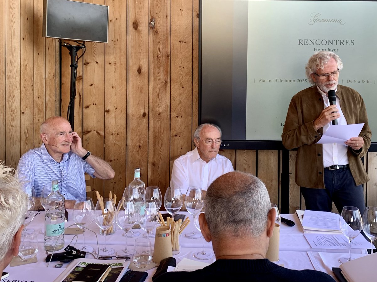 ¿Habéis oído hablar de la cata geosensorial ?

Esto es un resumen del encuentro que reunió en <a href="/Gramona1881/">Gramona</a> a estudiosos franceses como Jacky Rigaux, Georges Truc, Gabiel Lepusez o Cyrille Tota. Su gran foco de trabajo: el paladar 👇
spanishwinelover.com/la-cata-geosen…