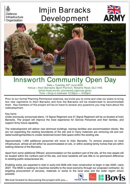 Cllr Stewart Dove 🔸🇺🇦 (@stewartdove) on Twitter photo This week I have visited our local MOD base at Innsworth with fellow <a href="/NorthCotswoldLD/">North Cotswolds Liberal Democrats</a> <a href="/LibDems/">Liberal Democrats</a> Cllr Sarah Hands to tour the site and see the <a href="/mod_dio/">Defence Infrastructure Organisation</a> plans for its expansion, and understand any community impact ahead of community Open Day next week. This week I have visited our local MOD base at Innsworth with fellow <a href="/NorthCotswoldLD/">North Cotswolds Liberal Democrats</a> <a href="/LibDems/">Liberal Democrats</a> Cllr Sarah Hands to tour the site and see the <a href="/mod_dio/">Defence Infrastructure Organisation</a> plans for its expansion, and understand any community impact ahead of community Open Day next week.