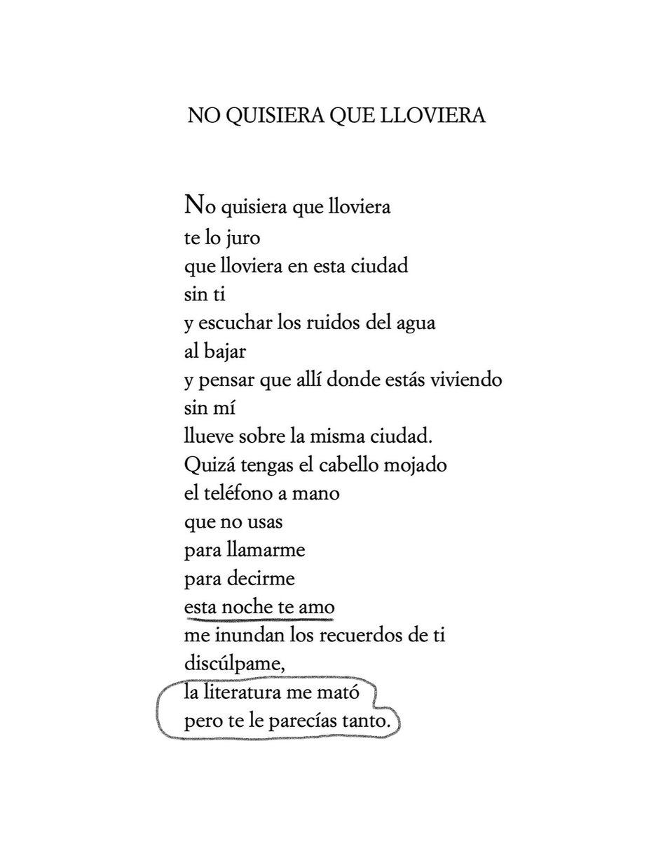 «Me inundan los recuerdos de ti / discúlpame». Sólo Cristina Peri Rossi.