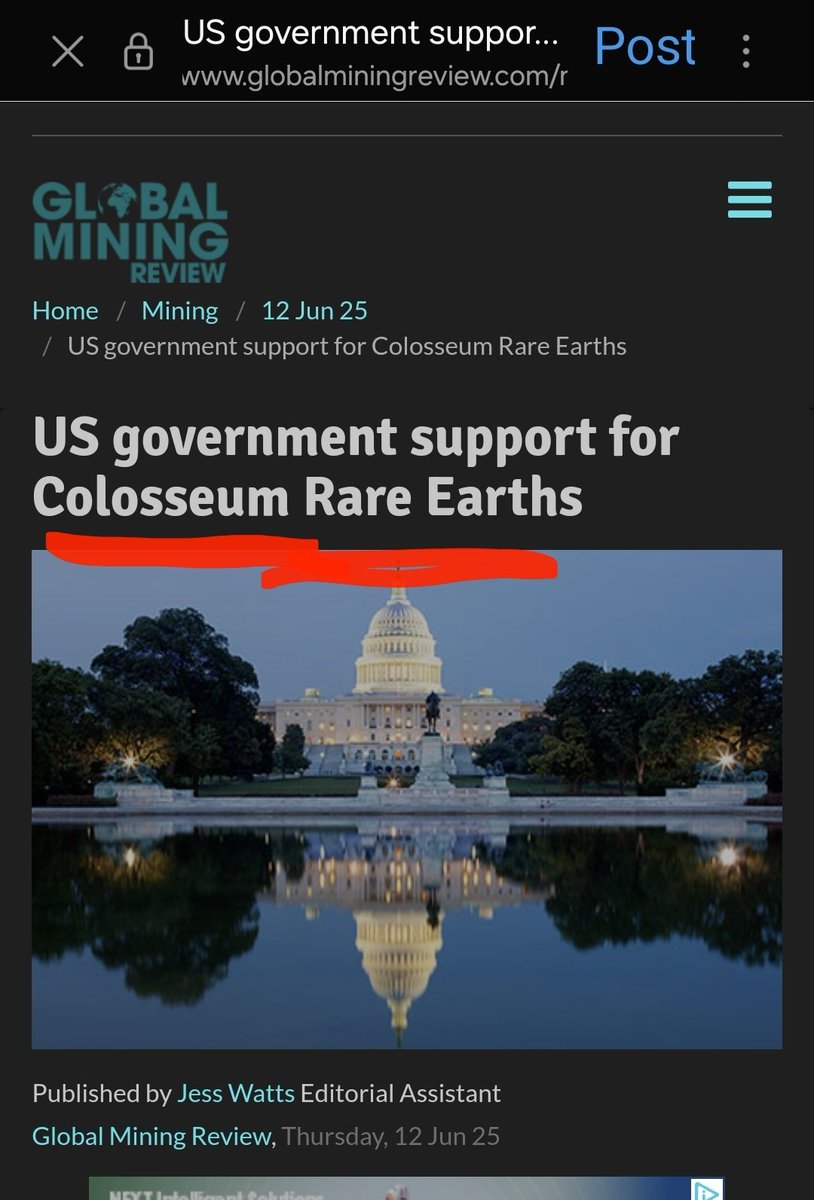Trump Loves the 2nd Rare Earth Future Producer.

$DTREF - datelineresources.com.au 

GET ON BOARD 
JOIN THE TEAM
WE ARE GOING TO THE HEAVENS 👑👍🏼🔥📈📈🎯💯globalminingreview.com/mining/1206202…