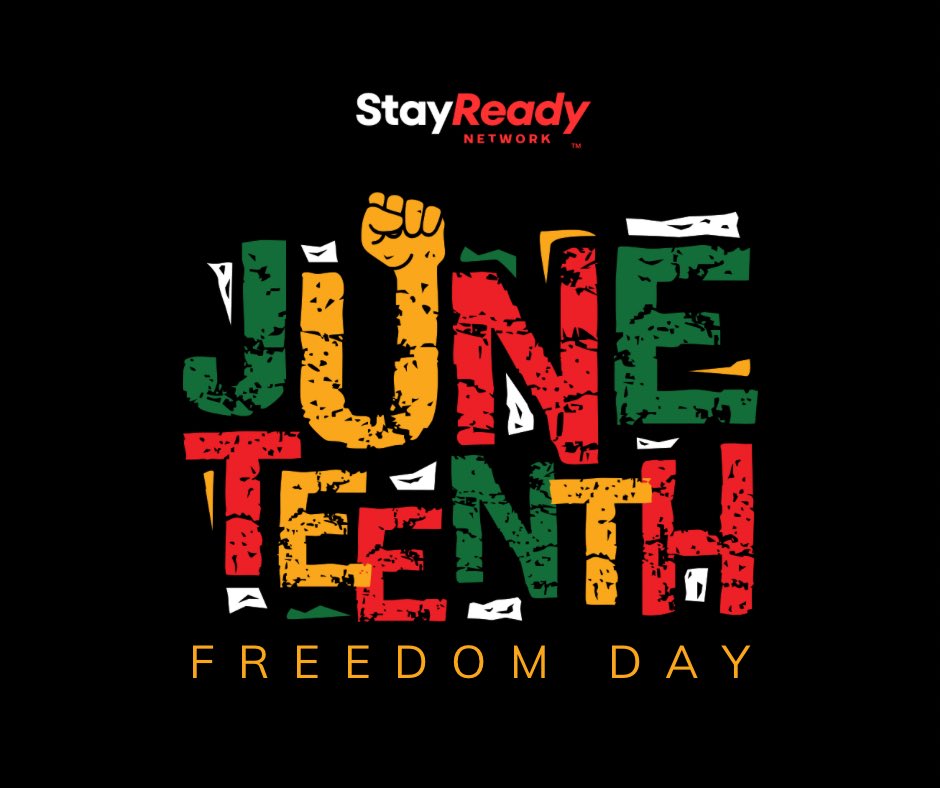 StayReady_Net's tweet image. Honoring the strength, resilience, and freedom of our ancestors. Juneteenth is not just history—it’s legacy. ✊🏾 #Juneteenth #FreedomDay #StayReadyNetwork