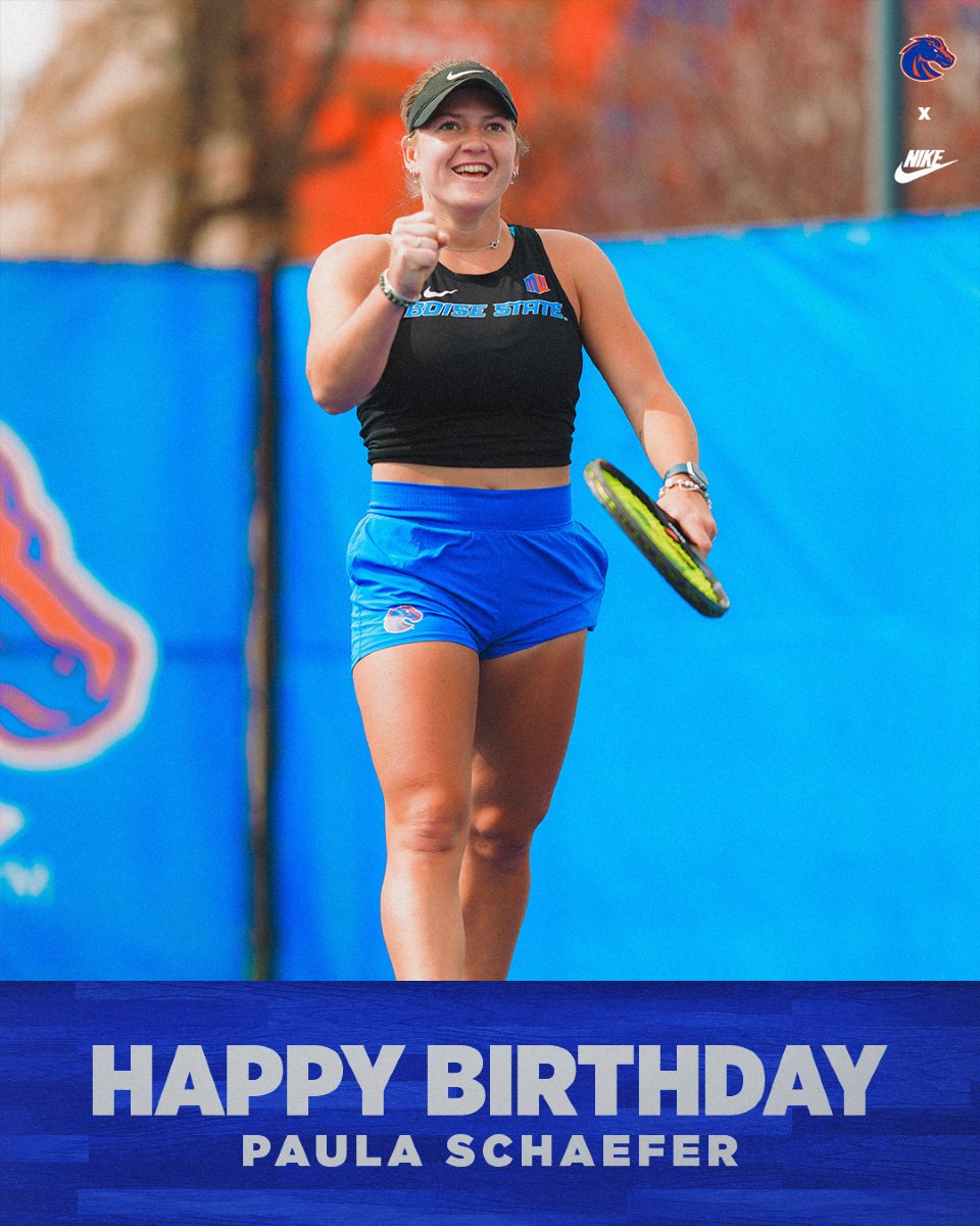 BroncoSportsWTN's tweet image. Happy birthday to Paula Schaefer!🎈🎉
Enjoy your day🫶
#BleedBlue | #WhatsNext