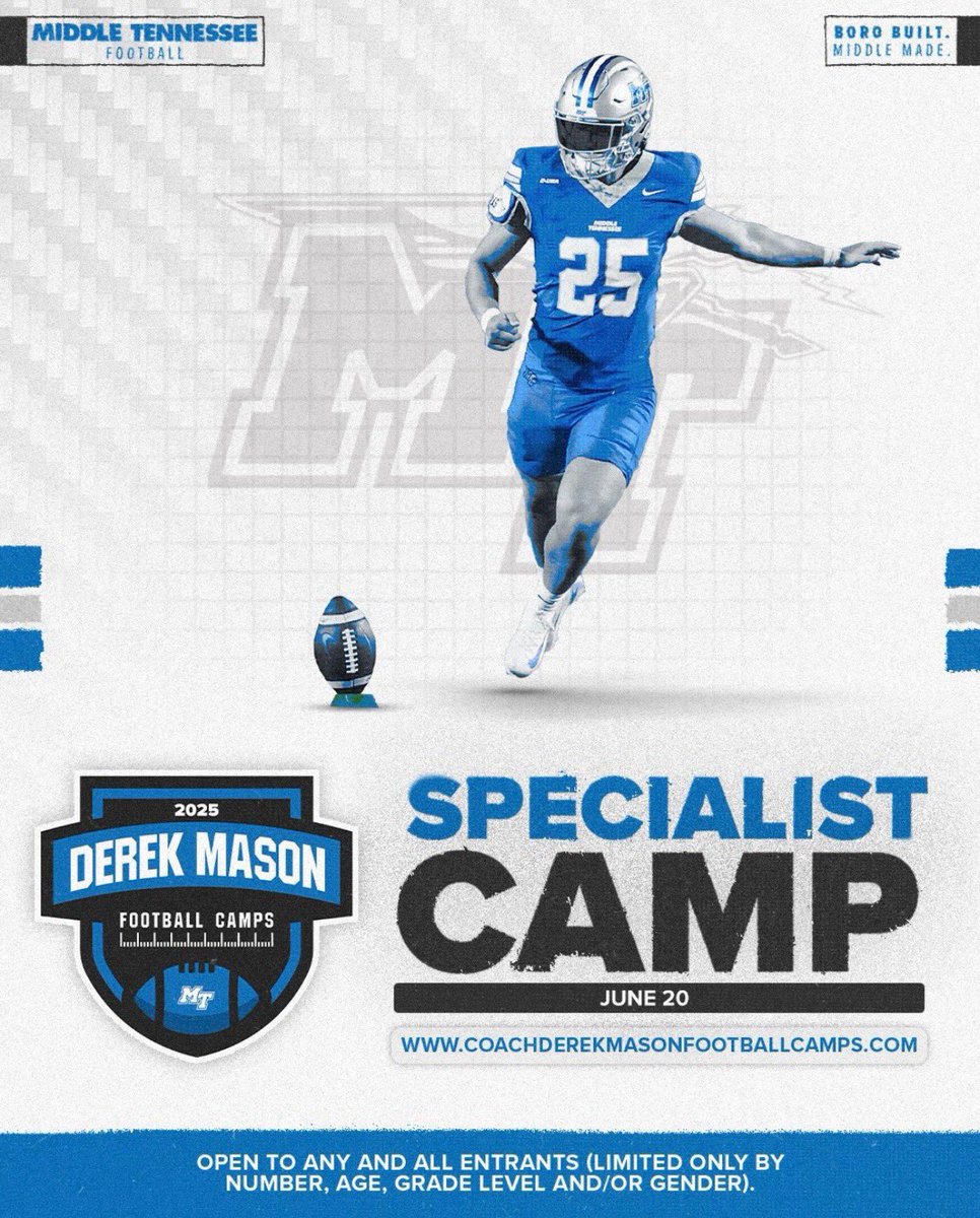 Tomorrow is your opportunity to interview for the position IN PERSON!!

Registration 8am
Camp Start 9am

#BoroBuiltMiddleMade