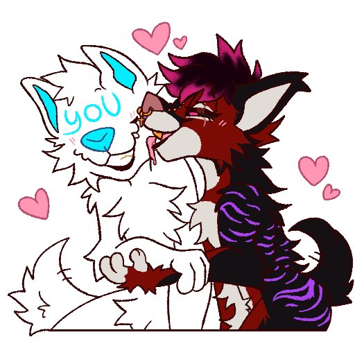 Got a new sticker 😸🖤
Many thanks to <a href="/Moumoonzy/">✧Moonzy 🍉</a> 🎨 for creating such a wonderful ych :3