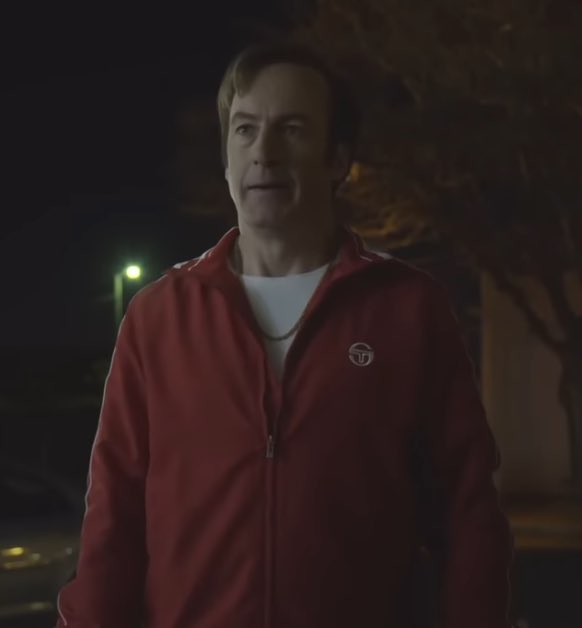 Saul Goodman had the good Sergio Tacchini collection