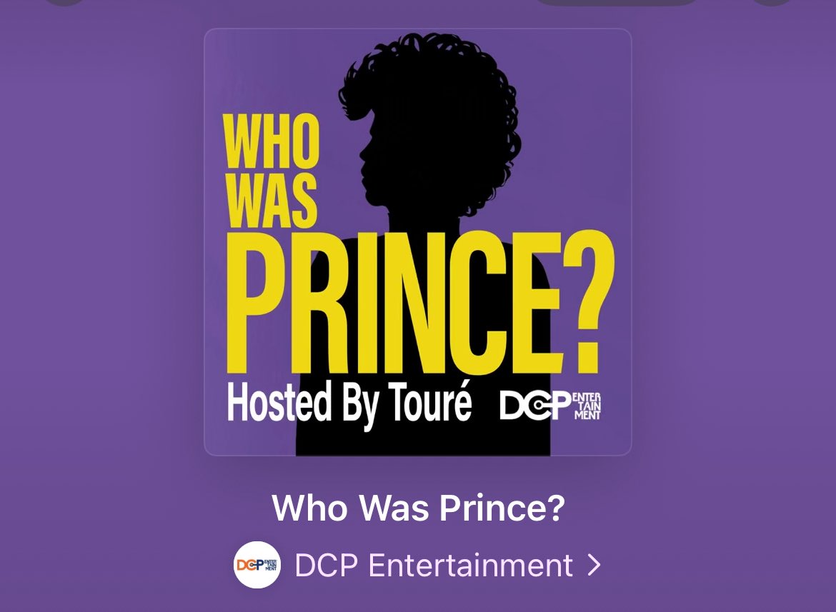 Dwatts029's tweet photo. Stumbled on this great podcast titled “Who Was Prince” by @Toure . This is a must listen for any #Prince Fan. I know there are a ton of you out there, please share.

https://t.co/p4xI2xkROa

#BMG https://t.co/ZvQMvVClMi