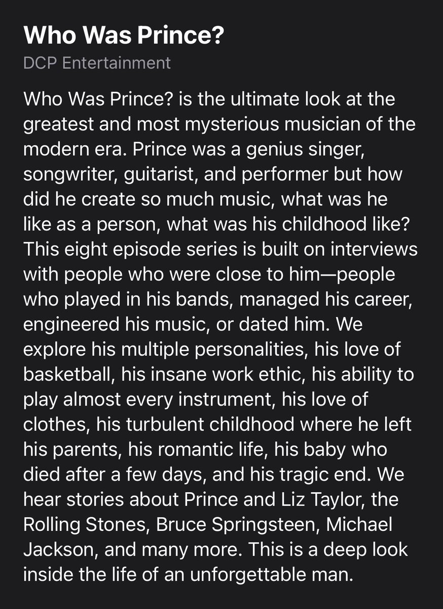 Dwatts029's tweet photo. Stumbled on this great podcast titled “Who Was Prince” by @Toure . This is a must listen for any #Prince Fan. I know there are a ton of you out there, please share.

https://t.co/p4xI2xkROa

#BMG https://t.co/ZvQMvVClMi
