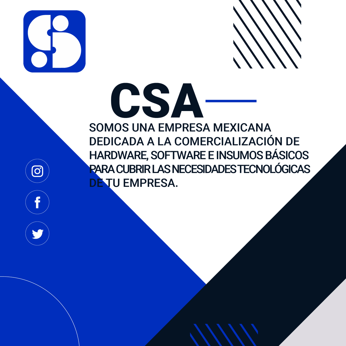 Csamex_mx's tweet photo. Lo que tu empresa necesite para iniciar su proceso de evolución digital nosotros lo tenemos.

¿Qué estás esperando? ¡Conócenos! https://t.co/HEgTT53Ilr

#CSAMEX #CSA #transformaciondigital #hardware #software #tecnologia https://t.co/X9NKcaCJiR