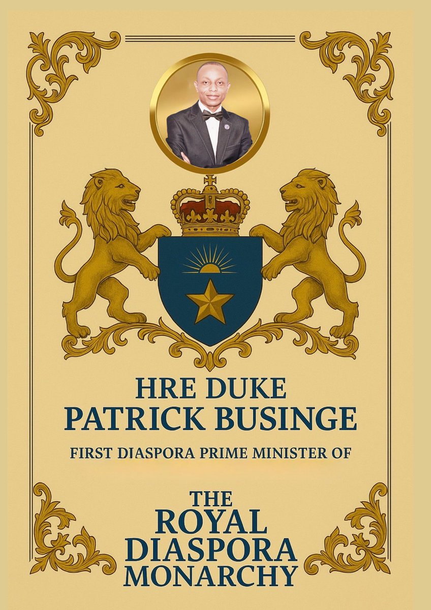 DrBusinge's tweet image. #royaldiasporamonarchy #greatnessuniversity #worldgreatnessawards