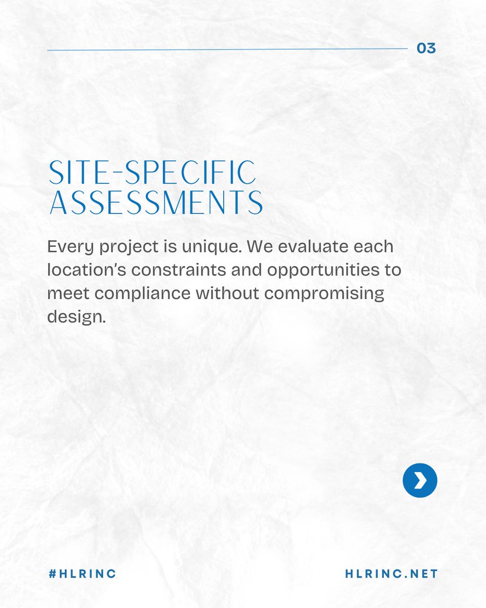 hlr_inc's tweet image. From day one, we prioritize inclusive, regulation-ready solutions that ensure safety, dignity, &amp;amp; usability for all. Here’s how we make it happen.⬇️

Learn about it l8r.it/lFYd

#AccessibleDesign #ADACompliance #InclusiveArchitecture #UniversalDesign #EquityInDesign