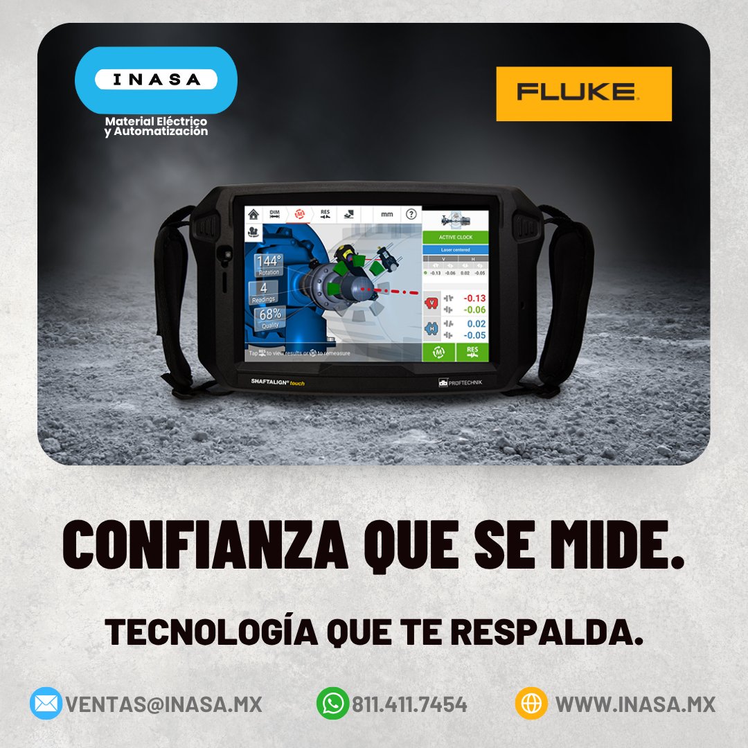 Cuando cada milímetro importa, necesitas herramientas que respondan con precisión.

En INASA te ofrecemos soluciones Fluke diseñadas para el profesional que no deja espacio a la duda.

#INASA #DistribuidorMaster #MaterialEléctrico #Fluke