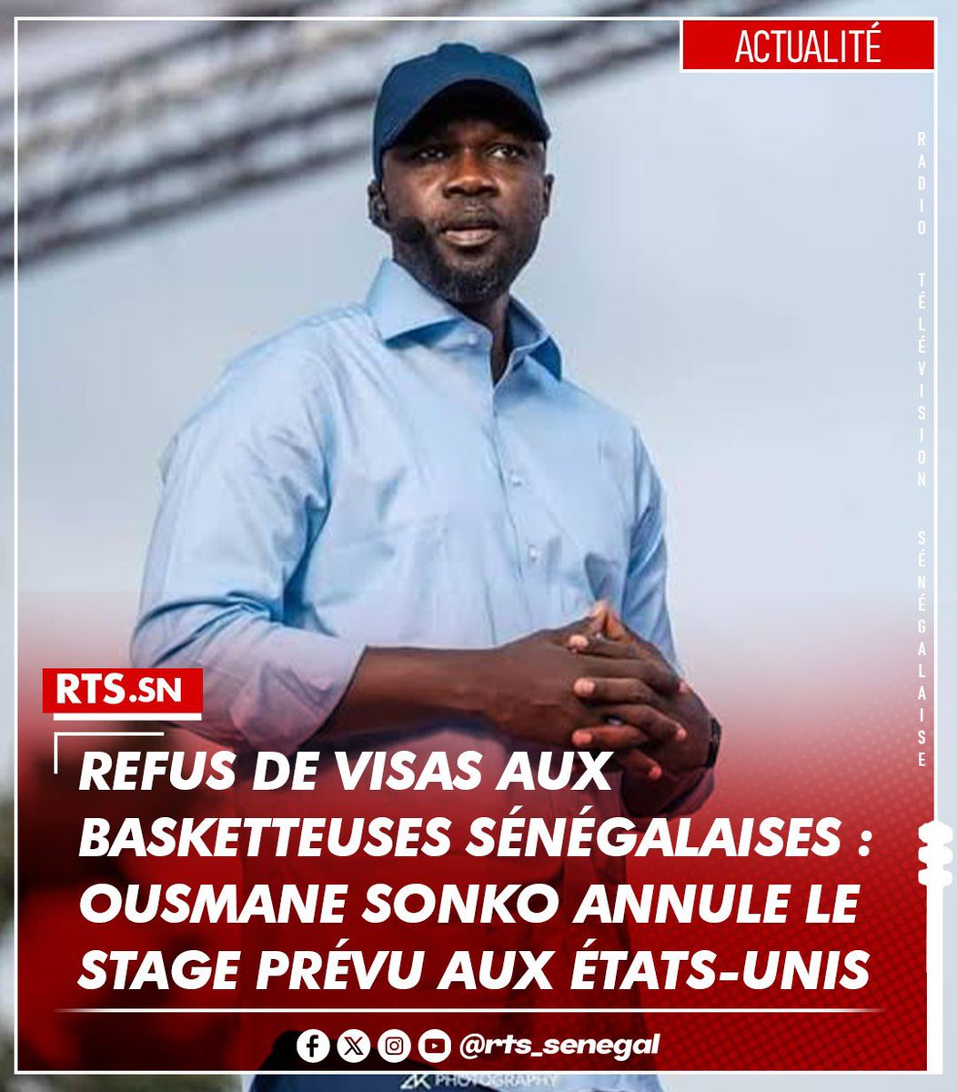 Face au refus de visas par les États-Unis à des basketteuses sénégalaises, le Premier ministre Ousmane Sonko a annulé leur stage prévu là-bas. Il a salué le soutien chinois et réaffirmé une doctrine de coopération fondée sur le respect et les intérêts partagés.