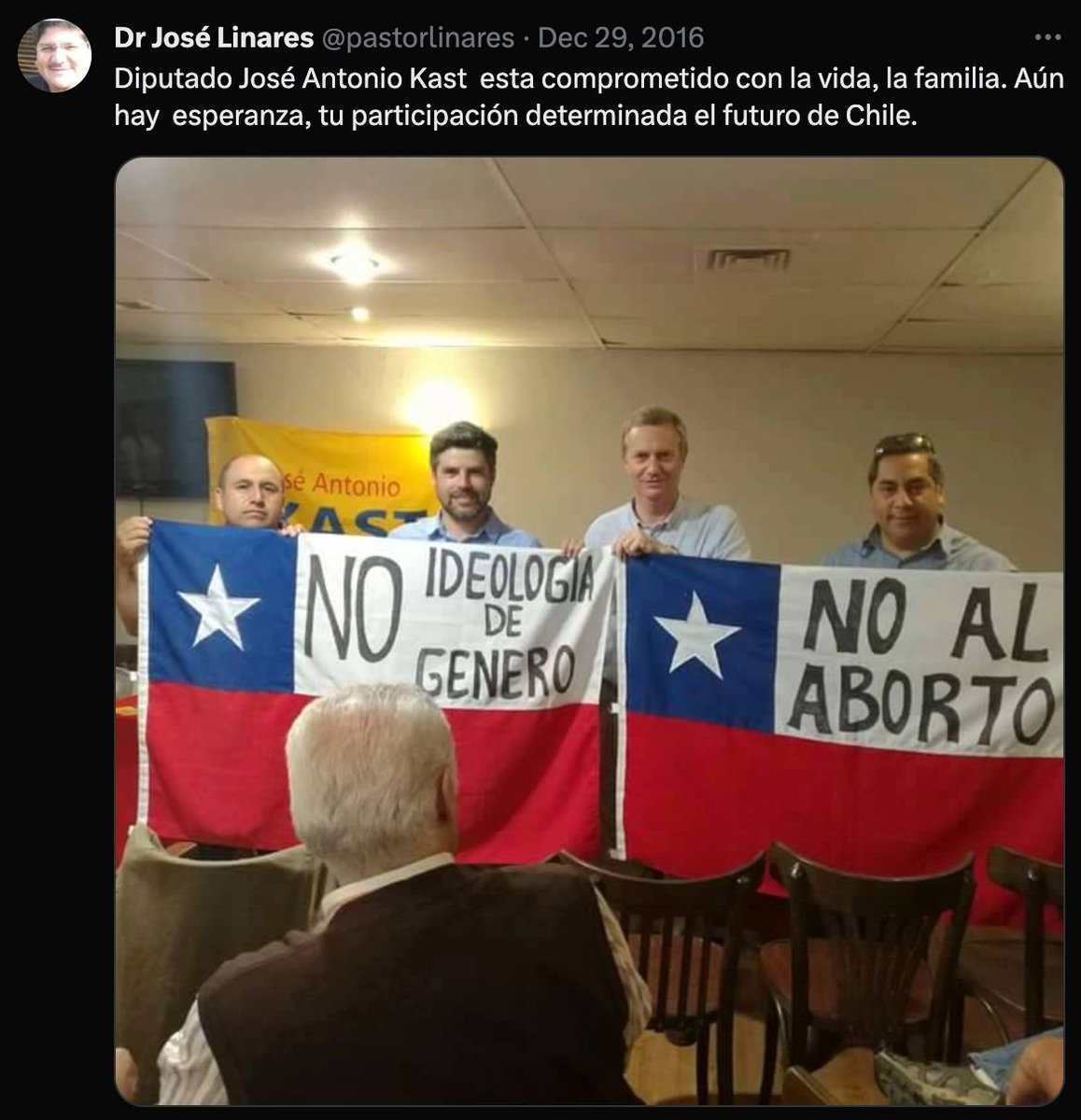 Ustedes no se acuerdan pero Kast se hizo el weon cuando su amigo, el pastor José Linares que recorrió todo el país en campaña, fue acusado por abusos a su propia hija.
También con Patrick Casanova y Sebastian Parraguez, candidatos Repúblicanos acusados de pedofilia.
VIOLENCIA.