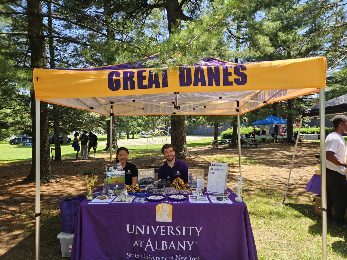 Happy Juneteenth! We'll be celebrating today's holiday at Swinburne Park in the City of Albany. Live music, free food, kids activities, vendors, and great company! If you're in the area, be sure to drop by the UAlbany table for some free Damien swag.
