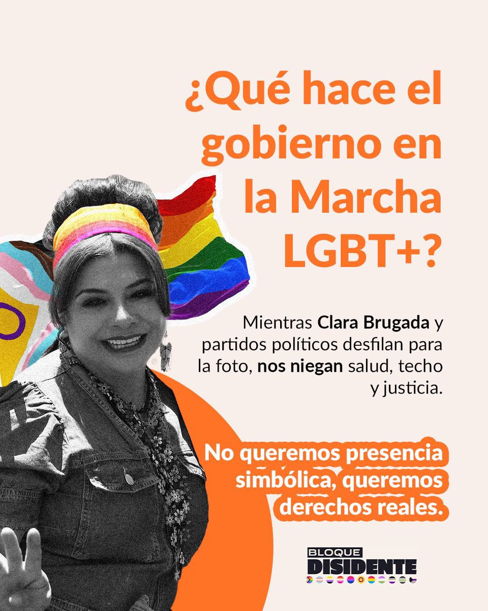 Victoria Samano ✨ (@samano_o) on Twitter photo El bloque disidente se posiciona contra la asistencia de <a href="/ClaraBrugadaM/">Clara Brugada Molina</a> a la marcha LGBT+.
Invitan a unas cuantas trans a sus eventos para silenciar a cientos 🔥🔥🔥
instagram.com/p/DLFzlMSuPRb/… El bloque disidente se posiciona contra la asistencia de <a href="/ClaraBrugadaM/">Clara Brugada Molina</a> a la marcha LGBT+.
Invitan a unas cuantas trans a sus eventos para silenciar a cientos 🔥🔥🔥
instagram.com/p/DLFzlMSuPRb/…