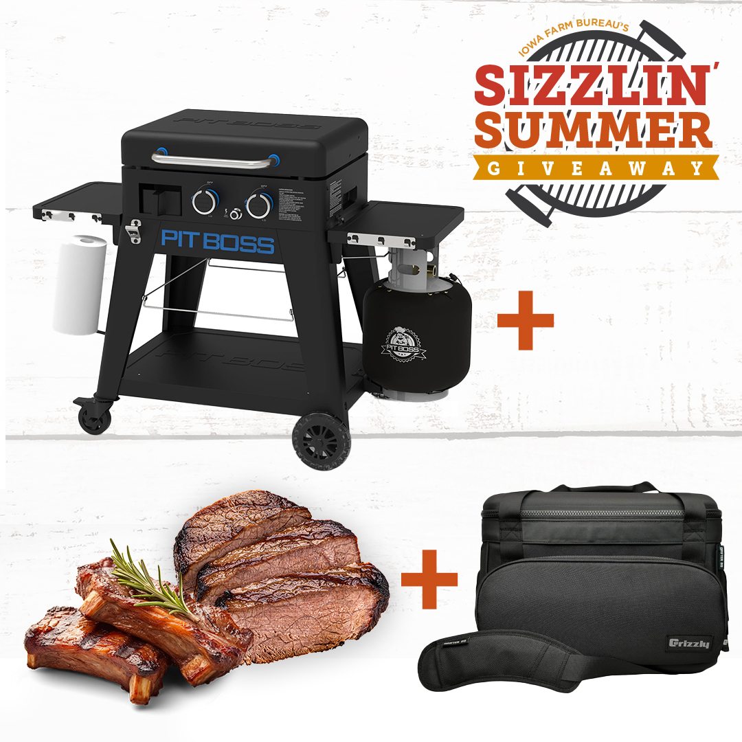 Upgrade your backyard barbeque! 🔥

Fareway and Iowa Farm Bureau are offering you a chance to win $200 in meat from your local Iowa Fareway store or a grand prize that includes a Pit Boss griddle, Grizzly cooler, and a $500 meat bundle!

Enter here 👉 bit.ly/3Nodemd