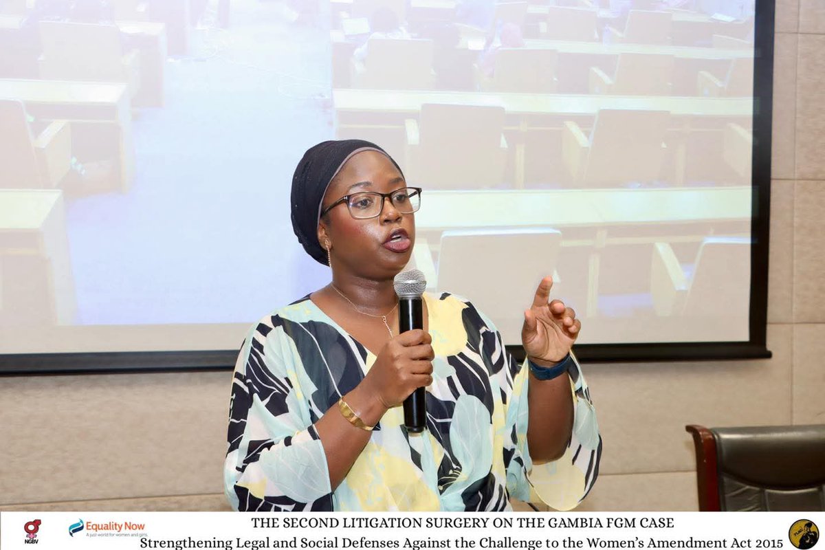 2nd litigation surgery on The 🇬🇲 FGM case with <a href="/NgbvGambia/">Network Against GBV-The Gambia 🇬🇲</a> <a href="/FLAGambia/">Female Lawyers Association of The Gambia</a> &amp; <a href="/equalitynow/">Equality Now</a>

A step forward in our commitment to enhance legal protections &amp; ensure justice for women and girls. Together we are shaping a future that respect &amp; protect the rights, safety &amp; dignity of girls.
