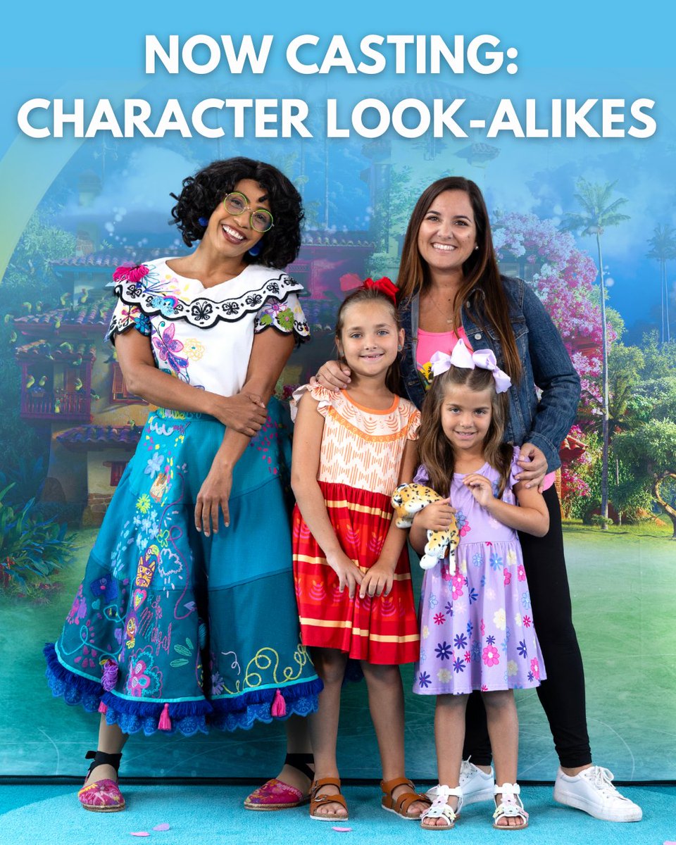 FeldEnt's tweet image. Make dreams come true!✨We’re casting Face Character Look-Alike Performers to portray Moana, Elsa, or Mirabel in meet &amp;amp; greet experiences on our upcoming @DisneyOnIce tours.

📅 Apply by June 23
🚨 Immediate contracts available

Apply now: feld.ly/nbx58l

#AuditionAlert