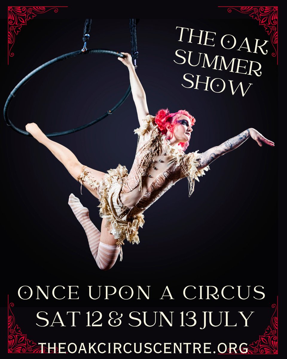 ✨ Not your average fairy tale... This summer, fairytales break free from the page and take flight above your head at The Oak Circus Centre. 

Two nights. Two different casts. One unforgettable experience.
🎟️ theoakcircuscentre.org/summershow/

#Circus #WhatsOnNorwich #Norwich #Theatre