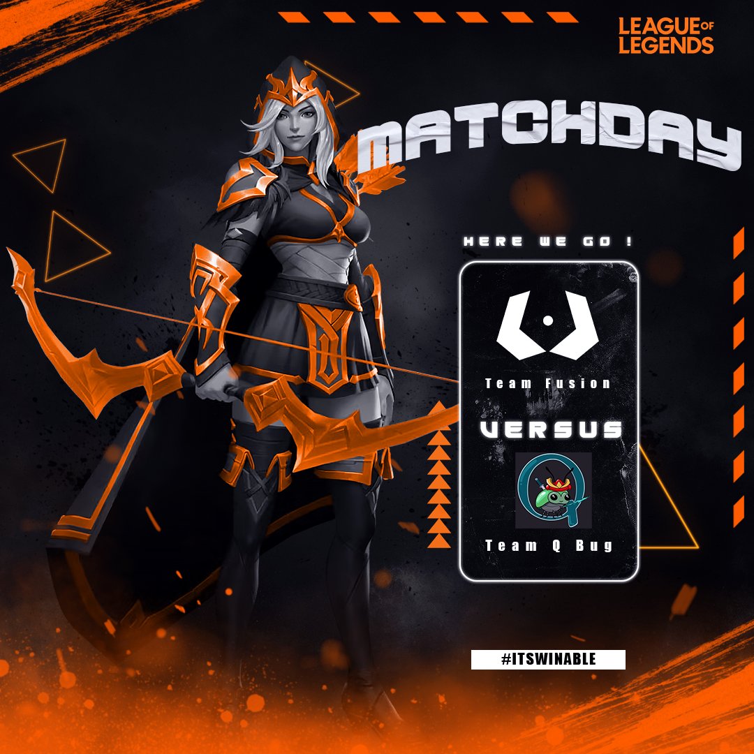 WINABLE (@winablegg) on Twitter photo #MATCHDAY #LeagueOfLegends Team Fusion
🌎<a href="/PrimeLeague/">Die Techniker Prime League</a> DIV 7
⏰20:30 CEST
🆚Team Q bug
📺 N/A
Powered by:
<a href="/myckras/">CKRAS.com</a>
<a href="/WOEbootcamp/">WORLD OF ESPORT</a>
morada.de
#ItsWinable #MATCHDAY #LeagueOfLegends Team Fusion
🌎<a href="/PrimeLeague/">Die Techniker Prime League</a> DIV 7
⏰20:30 CEST
🆚Team Q bug
📺 N/A
Powered by:
<a href="/myckras/">CKRAS.com</a>
<a href="/WOEbootcamp/">WORLD OF ESPORT</a>
morada.de
#ItsWinable