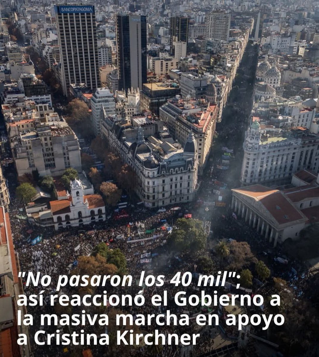 ¿Milei y Caputo son economistas?.
Nooo por
¡No fueron 40 mil
Fueron 1 millón!
LES DOLIÓ