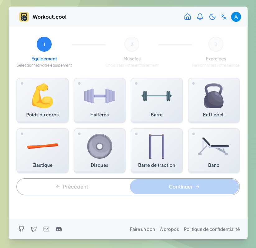 Parce qu'il faut bien préparer l'été …

Workout.cool : une plateforme de coaching fitness open-source modernisée

👉 Le projet : github.com/Snouzy/workout…
👉 En savoir plus : workout.cool