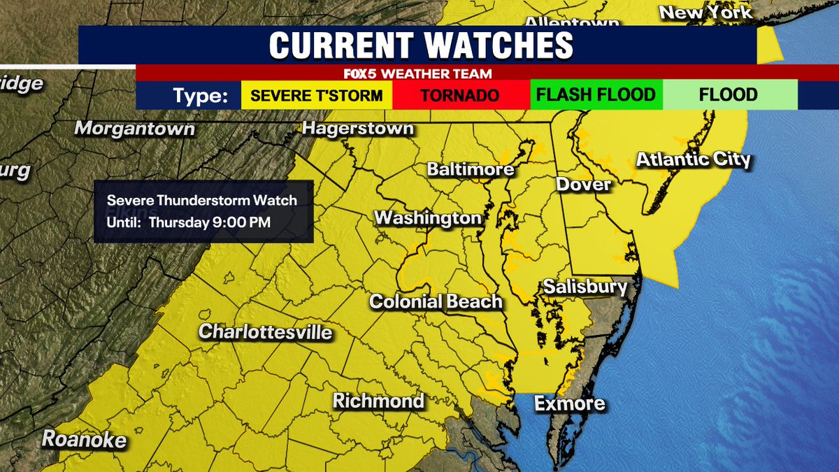 Severe t'storms expected in the metro 4-7pm! Damaging winds, flooding rains and an isolated tornado all possible.
