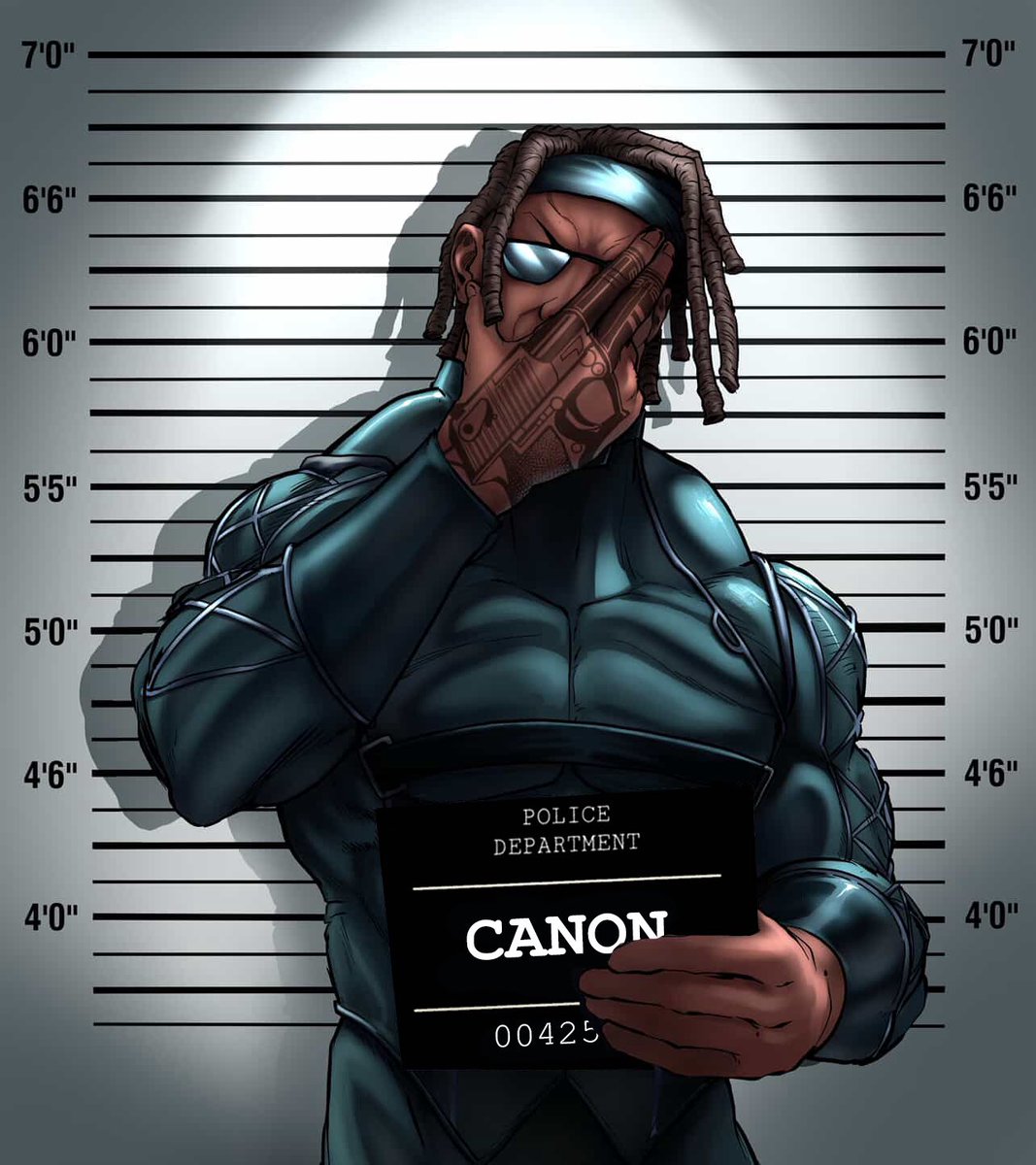 Meet Canon, shooter for the Audacity. 

In the Crest Side Projects, there are two magical streets that bestows powers to the people that live on it. Gangs are formed repping their side. Canon can alter physics in small fields which he uses for his bullets.

Art by lord_kotodwe IG