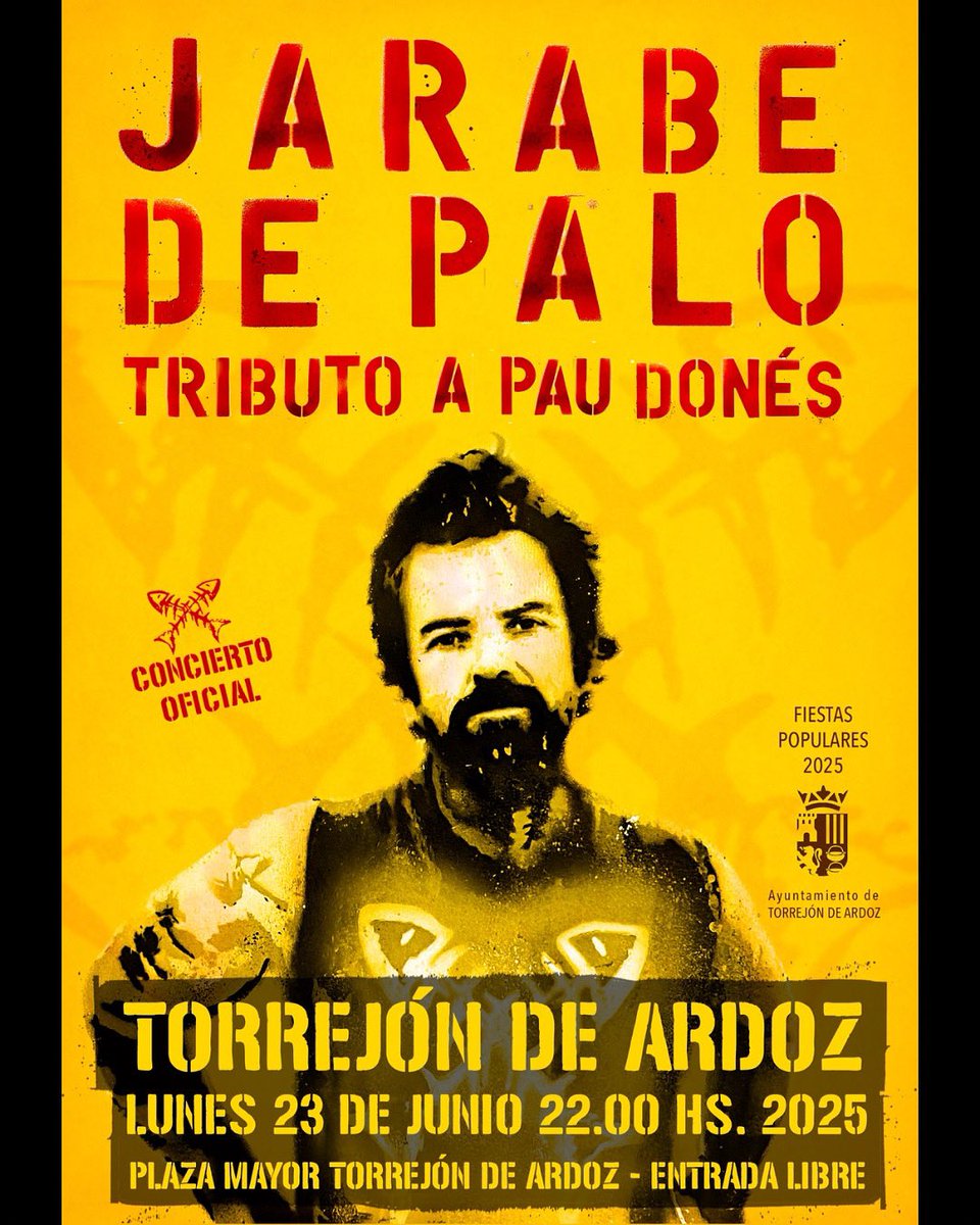 El próximo lunes 23 de junio estaremos en las Fiestas Populares de Torrejón de Ardoz 2025.

¡Os esperamos!