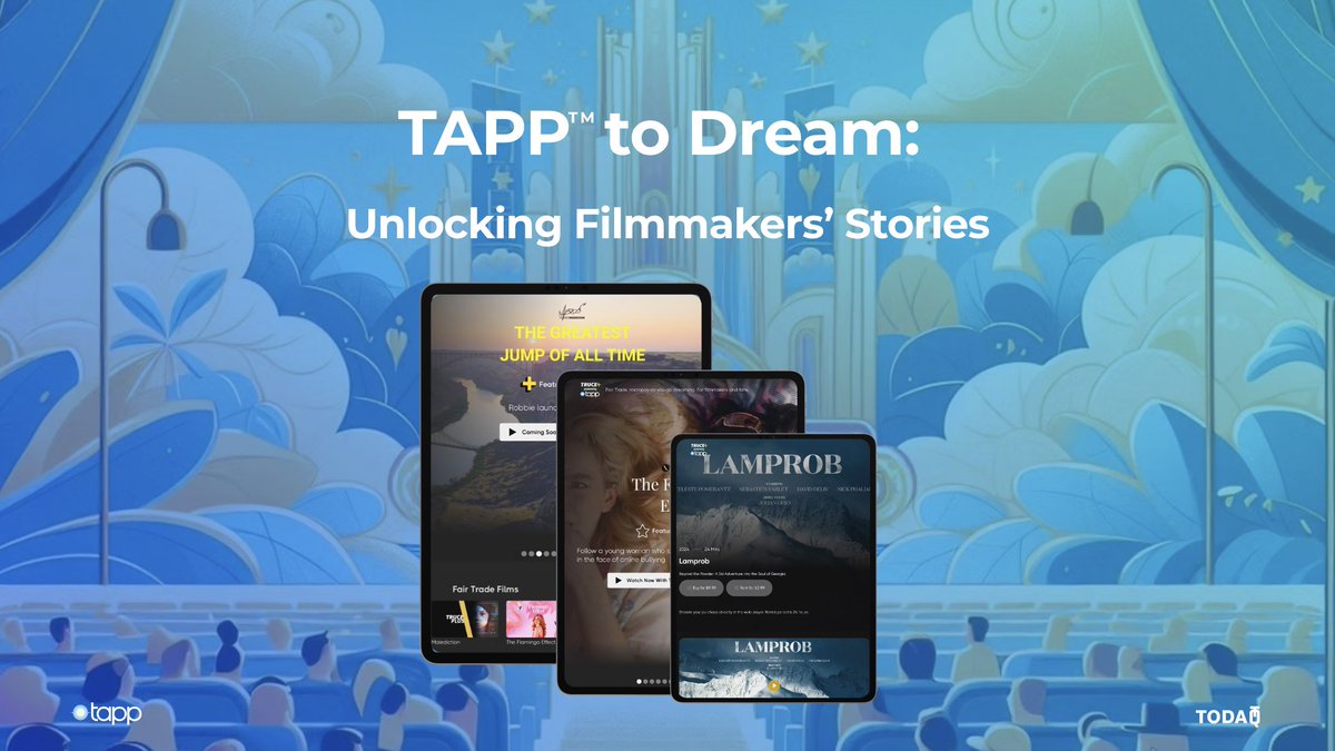 Todaq's tweet photo. Dreamers! 🎬 Truce+ from #TODAQ Micro & Truce empowers indie filmmakers to tell their stories. Direct-to-fan connections, instant payouts, no gatekeepers. What’s your dream film?🎥 🚀 #TrucePlusToDream #IndieFilm #micropayments #TIFF #TIFF50 #AFM #FairExchange #FairTradeMovies https://t.co/vHyAVNFPRZ