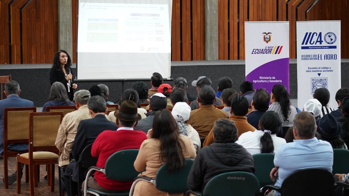 IICA Ecuador (@iicaecuador) on Twitter photo 🌾🇪🇨 ¡Seguimos avanzando juntos por el futuro del agro ecuatoriano! 🤝
El <a href="/IICAEcuador/">IICA Ecuador</a> participó en la primera jornada de socialización de la Política Pública Agropecuaria 2025-2034 junto al <a href="/AgriculturaEc/">Agricultura y Ganadería Ecuador 🇪🇨</a>
#IICAEcuador #IICAContribuyeAlAgro #AccionesQueTransformanElAgro 🌾🇪🇨 ¡Seguimos avanzando juntos por el futuro del agro ecuatoriano! 🤝
El <a href="/IICAEcuador/">IICA Ecuador</a> participó en la primera jornada de socialización de la Política Pública Agropecuaria 2025-2034 junto al <a href="/AgriculturaEc/">Agricultura y Ganadería Ecuador 🇪🇨</a>
#IICAEcuador #IICAContribuyeAlAgro #AccionesQueTransformanElAgro