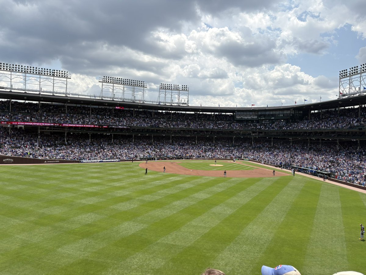 📍 Bleachers at Wrigley.