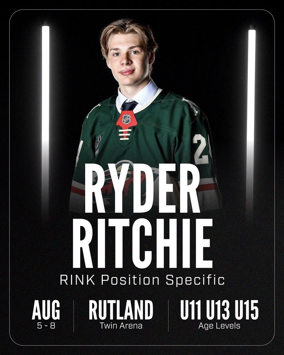 We’re pumped to welcome Ryder Ritchie to our Position-Specific Camp this summer! 🏒🔥 Fresh off being selected in the 2024 NHL Draft, Ryder brings elite-level experience and a pro mindset to the ice. Register: therink.ca/kelowna-hockey…