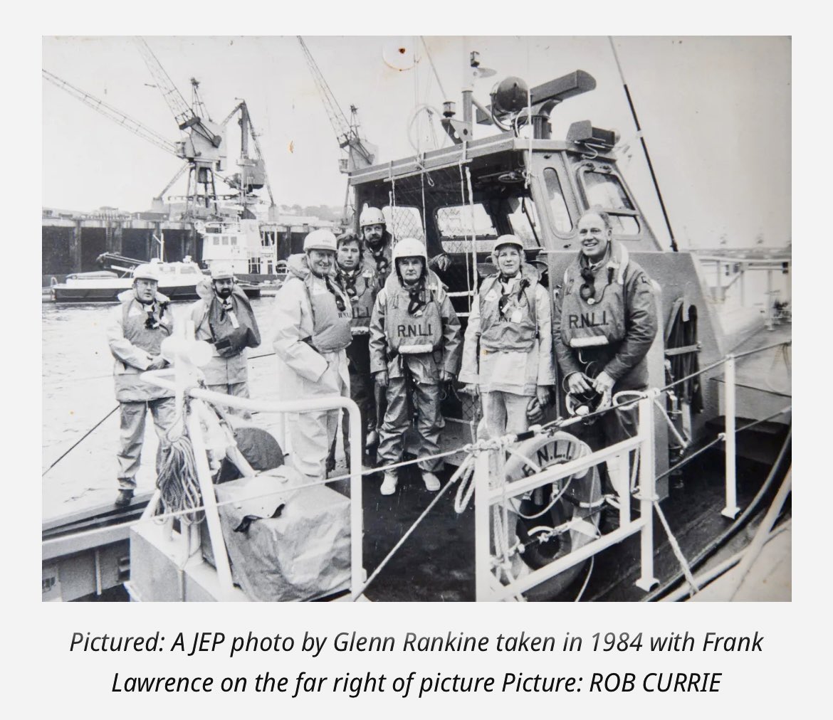 mlpfennell's tweet photo. Thanks @JEPnews for featuring my #biography of Frank Lawrence whose navigation through treacherous seas earned him the nickname Hurricane. Frank's story is an inspiring tale of a young man with #dyslexia making his way despite a lack of formal schooling @RNLIJersey #harbourpilot https://t.co/8uSa4uTDqH