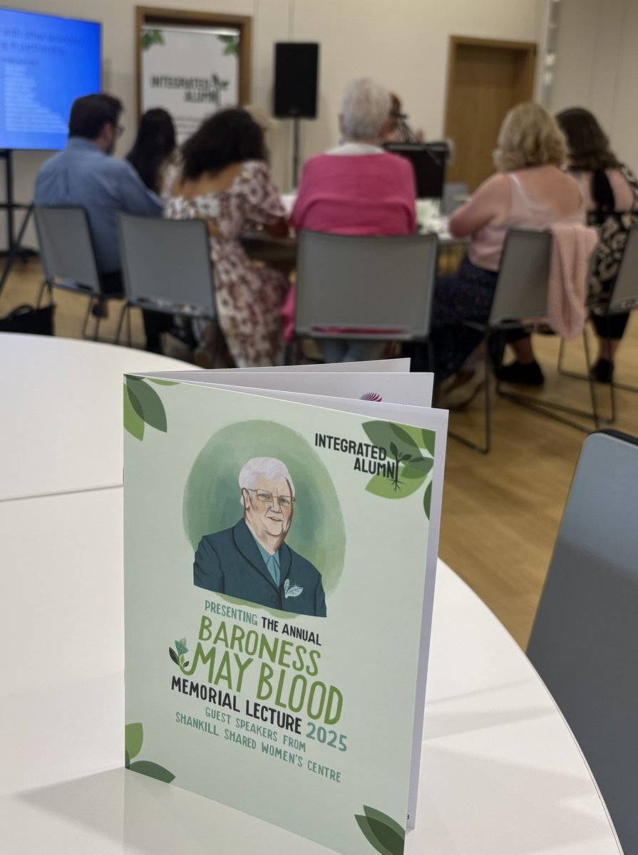 Paul Collins (@paulcollins123) on Twitter photo Great to attend the <a href="/IntEdAlumni/">Integrated AlumNI</a> Baroness May Blood Memorial Lecture and hear about the amazing work of the <a href="/ShankillWomens/">Shankill Shared Women's Centre</a> - <a href="/IEFNI/">Integrated Education Fund</a> <a href="/MDIC19/">Mid Down Integrated College Steering Group</a> <a href="/niciebelfast/">NI Council for Integrated Education (NICIE)</a> Baroness May Blood would be delighted with the support for women. Great to attend the <a href="/IntEdAlumni/">Integrated AlumNI</a> Baroness May Blood Memorial Lecture and hear about the amazing work of the <a href="/ShankillWomens/">Shankill Shared Women's Centre</a> - <a href="/IEFNI/">Integrated Education Fund</a> <a href="/MDIC19/">Mid Down Integrated College Steering Group</a> <a href="/niciebelfast/">NI Council for Integrated Education (NICIE)</a> Baroness May Blood would be delighted with the support for women.