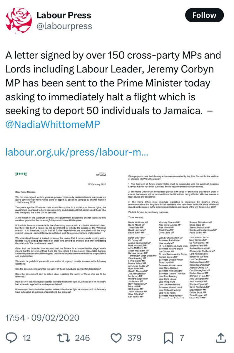 ArchRose90's tweet photo. The Secretary of State for Justice, @ShabanaMahmood today:

“If a foreign national commits a serious crime, they should expect to be removed from the country.”

So why did you previously sign a letter against the deportations of 50 foreign criminals? Our memories aren’t short. https://t.co/8frzIgGoNn