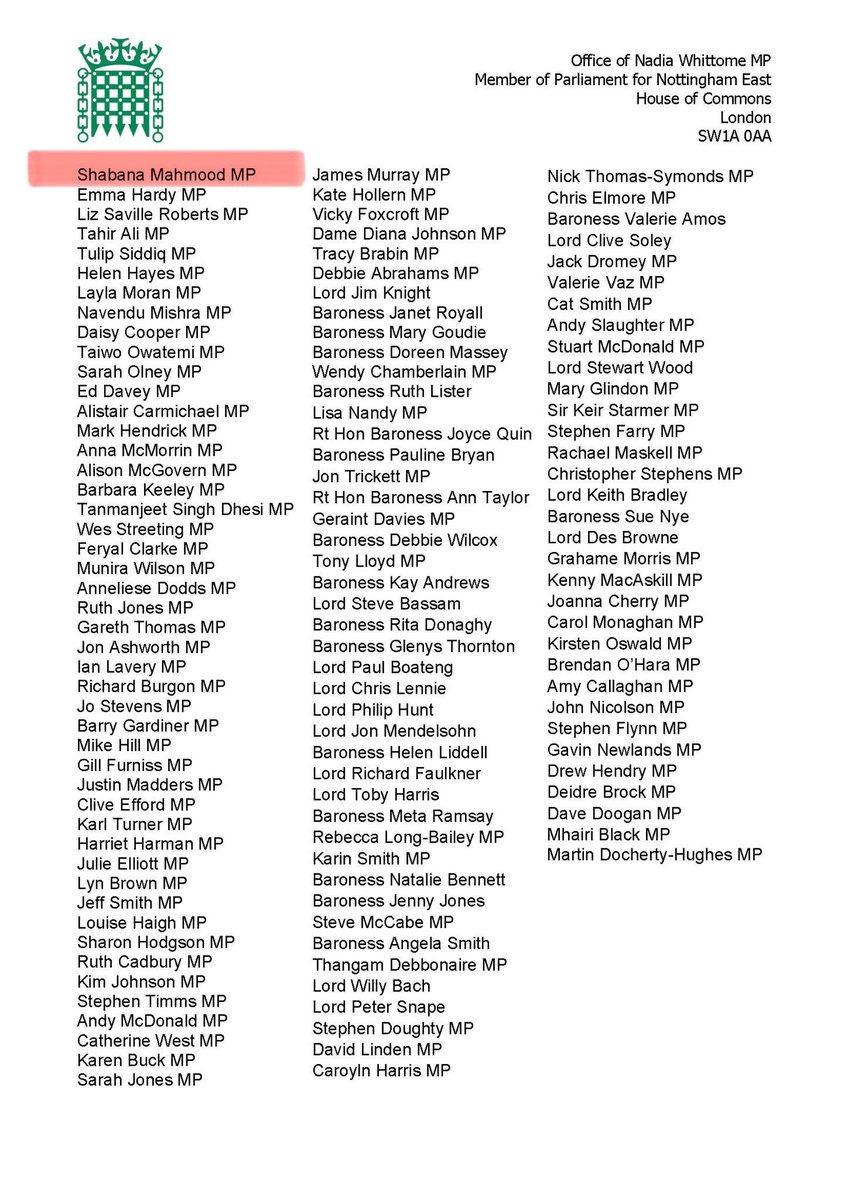 Chris Rose (@archrose90) on Twitter photo The Secretary of State for Justice, <a href="/ShabanaMahmood/">Shabana Mahmood MP</a> today:
“If a foreign national commits a serious crime, they should expect to be removed from the country.”
So why did you previously sign a letter against the deportations of 50 foreign criminals? Our memories aren’t short. The Secretary of State for Justice, <a href="/ShabanaMahmood/">Shabana Mahmood MP</a> today:
“If a foreign national commits a serious crime, they should expect to be removed from the country.”
So why did you previously sign a letter against the deportations of 50 foreign criminals? Our memories aren’t short.