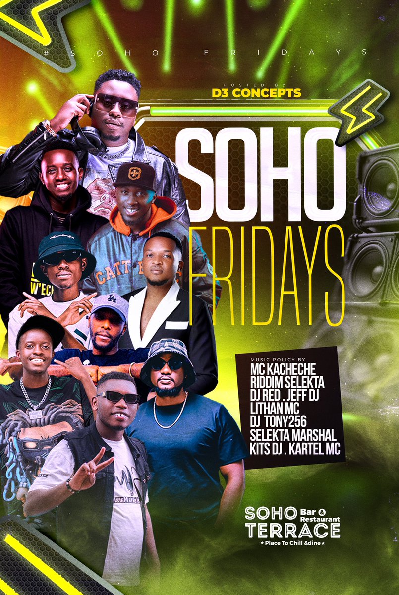 Shan Bae Official 🦋 (@shanbae012) on Twitter photo For a Friday plot 🥳#SohoFridays is here to please your night every single Friday at <a href="/SoHoTerraceMbra/">SoHo Terrace</a>
Hosted by <a href="/d3_concepts/">D3 Concepts Mbarara</a>
Don’t miss out tomorrow! For a Friday plot 🥳#SohoFridays is here to please your night every single Friday at <a href="/SoHoTerraceMbra/">SoHo Terrace</a>
Hosted by <a href="/d3_concepts/">D3 Concepts Mbarara</a>
Don’t miss out tomorrow!