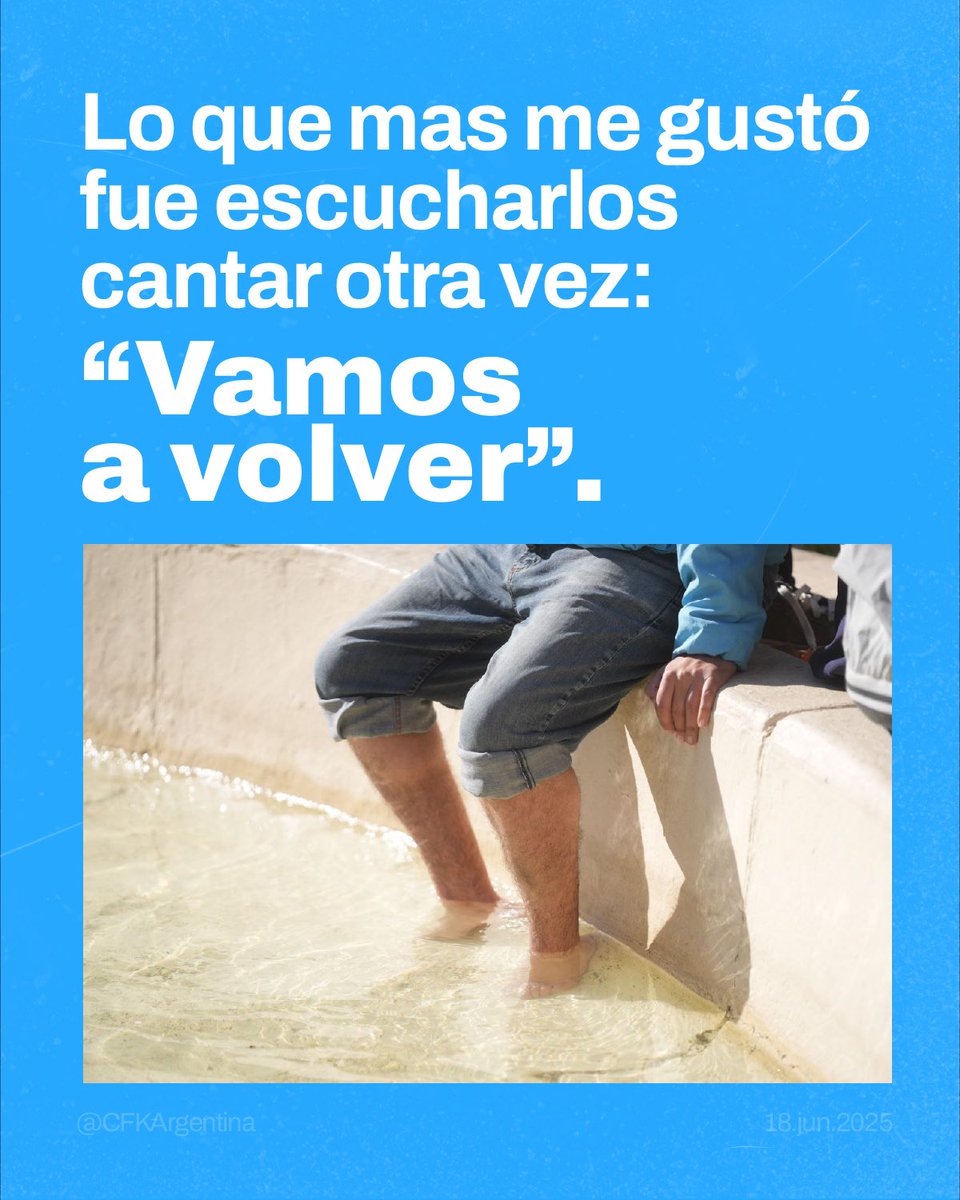 Ya estamos volviendo y lo saben muy bien. Por eso están desesperados.