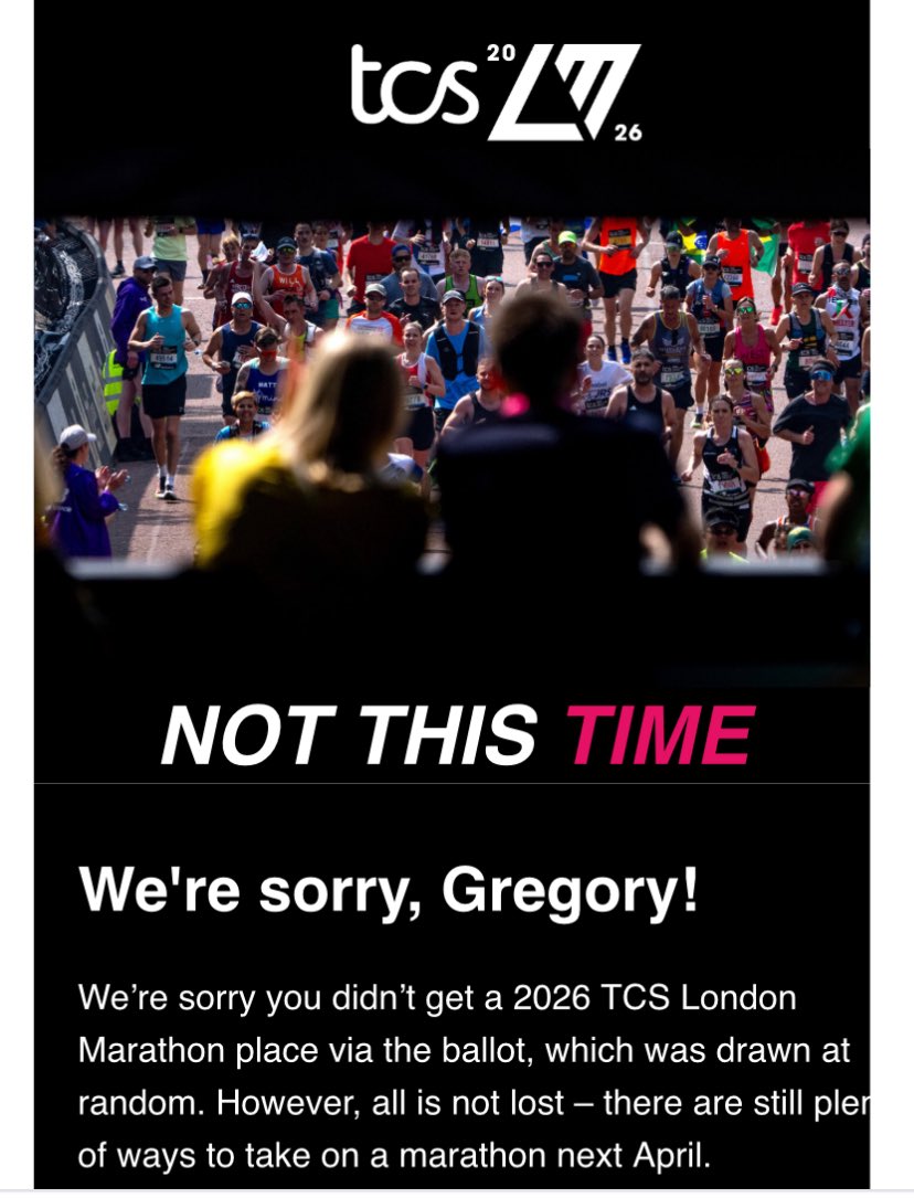 ShuzaLePadawan's tweet photo. Hello les Runners!
Run à 12h sous le☀️Nyonnais🇨🇭
Résultats tirage au sort Marathon de Londres 2026: #NotToday #NotThisTime
(Moindre mal, déjà inscrit pour Manchester 2026!) Bon week end à tous!
{Oui, je bosse pas le vendredi!}
#ThursdayNoon
#ThursdayMotivation
#NoRunNoFun https://t.co/h65zBb13FG