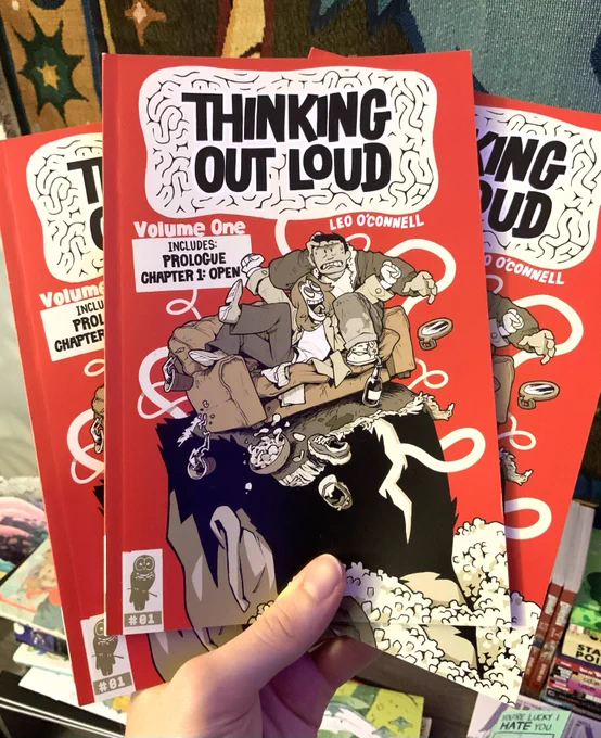 My shop is now open!Buy copies of my pokemon zines, fossil pokemon keychains, and the first volume of my ongoing comic, Thinking Out Loud!