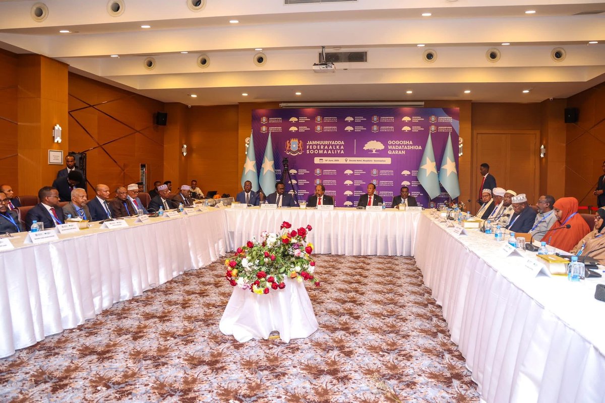 Hon. Mohamud Beenebeene (@honbeenebeene) on Twitter photo The National Dialogue Forum, hosted by H.E. President <a href="/HassanSMohamud/">Hassan Sheikh Mohamud</a>, reaffirmed Somalia’s path toward unity, constitutional completion, and inclusive governance. Commendations to those who showed leadership. Silence or absence is a choice—Somalia needs clarity, not retreat. The National Dialogue Forum, hosted by H.E. President <a href="/HassanSMohamud/">Hassan Sheikh Mohamud</a>, reaffirmed Somalia’s path toward unity, constitutional completion, and inclusive governance. Commendations to those who showed leadership. Silence or absence is a choice—Somalia needs clarity, not retreat.