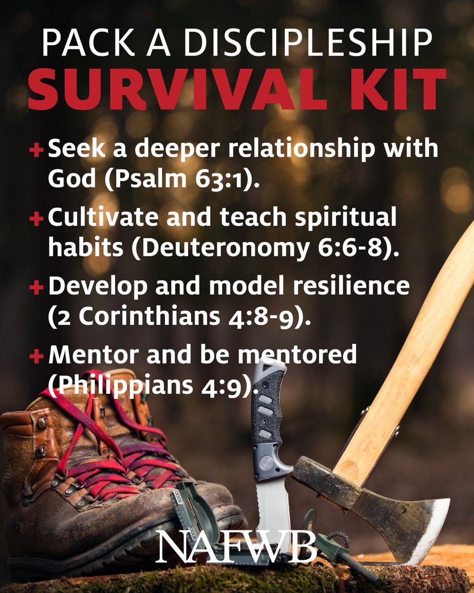 NAFWB (@nafwb) on Twitter photo For more, read "Your Discipleship Survival Kit" by Dr. <a href="/ronhunter/">Ron Hunter Jr., Ph.D.</a> of @d6family from the April-May issue of ONE Magazine: onemag.org/survival_kit.h…. #NAFWB #BetterTogether #Discipleship #D6 For more, read "Your Discipleship Survival Kit" by Dr. <a href="/ronhunter/">Ron Hunter Jr., Ph.D.</a> of @d6family from the April-May issue of ONE Magazine: onemag.org/survival_kit.h…. #NAFWB #BetterTogether #Discipleship #D6