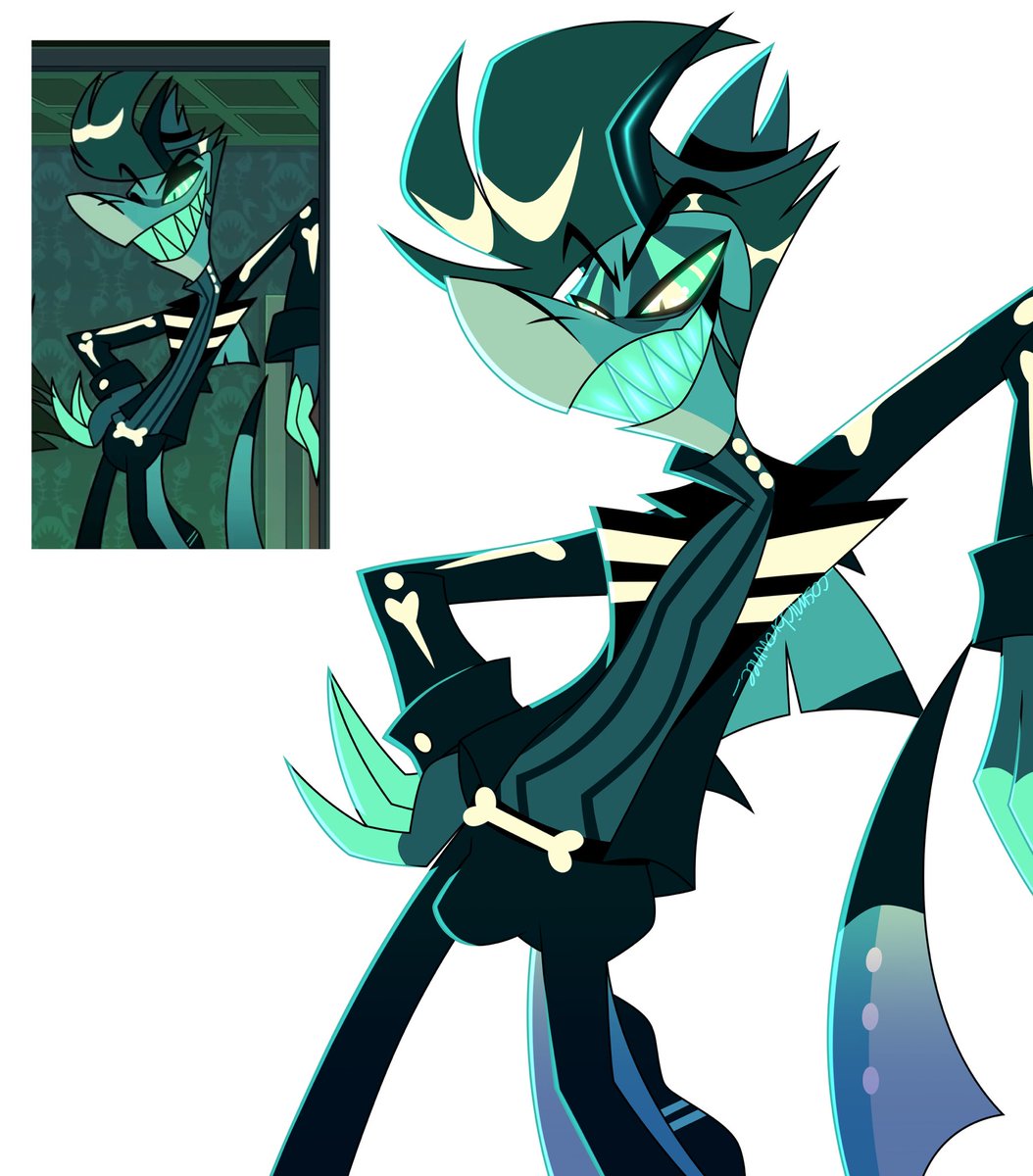 Happy #ThurstyThurmanThursday!
Yesterday (the 18th) marks one year since I started doing these! These are a lot of fun to do and I think my art has improved a little bit since then!

#helluvaboss #helluvabossfanart #helluvabosschaz #chaz #chazwickthurman #chazthurman