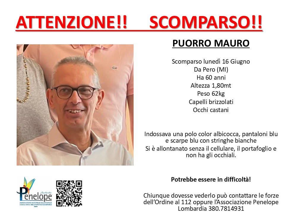 LaurInter's tweet photo. Per favore condividete il più possibile e aiutateci a ritrovare Mauro 🙏 https://t.co/8pp3og6ShG