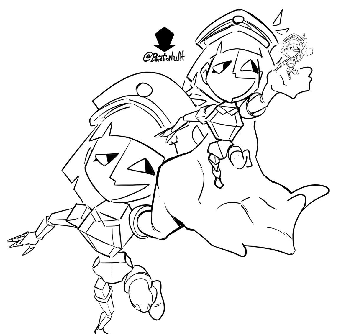 Trying to make some ENA drawings.(None of them convinced me.) #enadreambbq #fanart