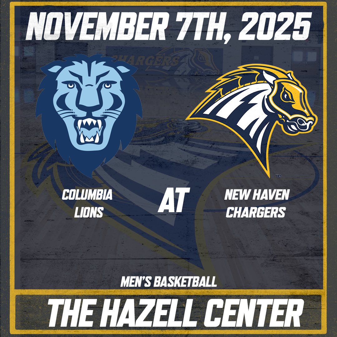 UNewHavenMBB's tweet image. Starting the home slate on a Friday night.

#BlueAndGold | #NECMBB